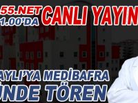 Raif Çaylı'ya Özel Medibafra Hastanesi Önünde Tören Düzenleniyor