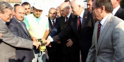 TRAFİK EĞİTİM PARKI’NIN TEMELİNİ BAHÇELİ ATTI