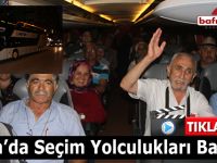 Bafra’da Seçim Yolculukları Başladı