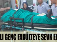 TIRA ÇARPAN GENÇ FAKÜLTEYE SEVK EDİLDİ