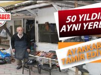 Yarım asırdır aynı köşede ayakkabı tamir ediyor