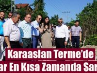 KARAASLAN TERME’DE SEL BÖLGESİNDE İNCELEMELERDE BULUNDU