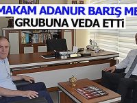 Kaymakam Adanur Bafra'ya veda ediyor