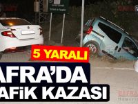 Bafra'da Trafik Kazası 5 Yaralı