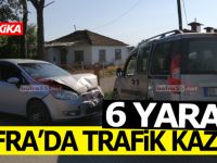 Bafra'da Trafik Kazası 6 Yaralı
