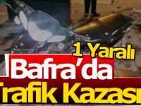 Bafra'da Trafik Kazası 1 Yaralı