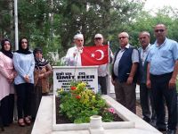 KAVAK’LI ŞEHİT J. UZM. ÇVŞ. ÜMİT EKER KABRİ BAŞINDA ANILDI