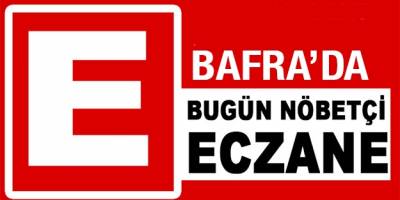 Bafra'da Bu Gece Nöbetçi Eczane