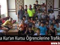 Bafra’da Kur'an Kursu Öğrencilerine Trafik Eğitimi