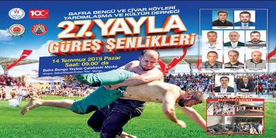 Bengü 27.Güreş Şenliklerine Davet