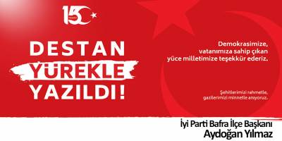 İYİ Partiden 15 Temmuz Basın Açıklaması