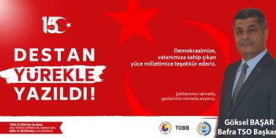 15 Temmuz Hain Darbe Girişimini Unutmadık, Unutturmayacağız