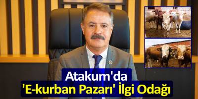 Atakum'da 'E-kurban pazarı' İlgi Odağı