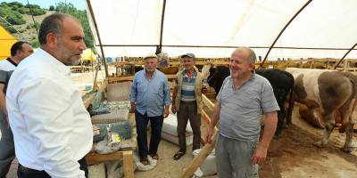 CANİK'TE KURBAN PAZARI HAZIR