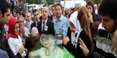 Samsun'da genç kız gözyaşları ile uğurlandı