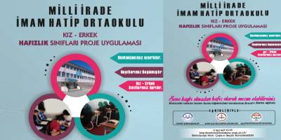 Milli İrade İmam Hatip Ortaokulundan Bafra’da bir ilk