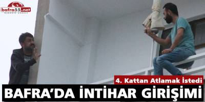 Bafra'da İntihar Girişimi