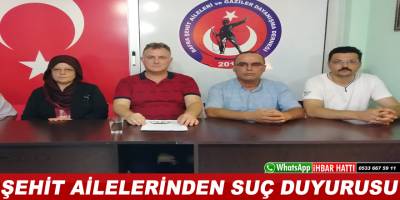 Bafra Şehit Aileleri Ve Gaziler Dayanışma Derneği'nden Suç Duyurusu