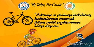 “İKİ TEKER, BİR ÖMÜR” PROJESİ HAYATA GEÇTİ