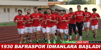 1930 Bafraspor ilk idmanına çıktı