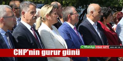 CHP'nin gurur günü