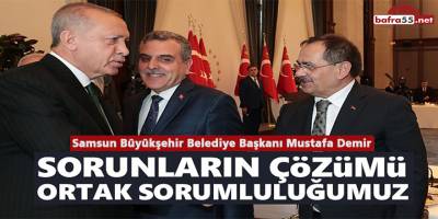 Başkan Demir: Cumhurbaşkanımız Moral Verdi