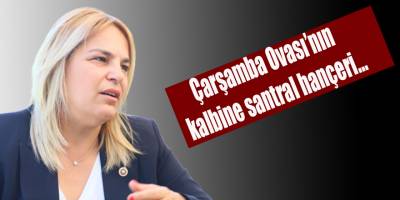 Çarşamba Ovası’nın kalbine santral hançeri…