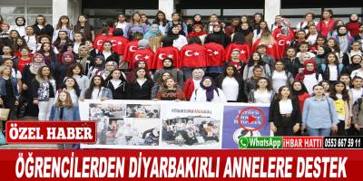 Öğrencilerden Diyarbakırlı Annelere Destek