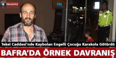 Bafra’da Örnek Davranış