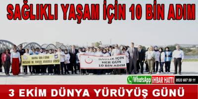 3 Ekim Dünya Yürüyüş Günü
