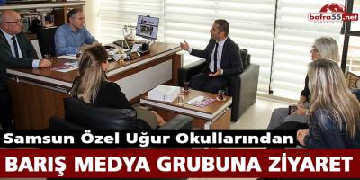 Özel Uğur Okullarından Barış Medya Grubuna Ziyaret