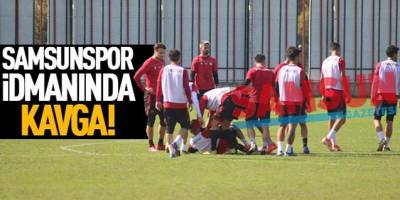 Samsunspor idmanında gerginlik