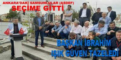 Ankara’daki Samsunlular sandık başında!