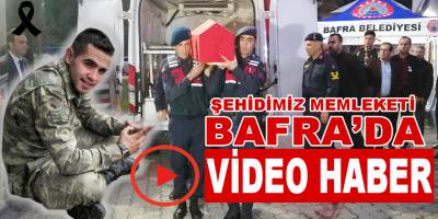Şehit Mutlu Can Meşeci Memleketi Bafra'da