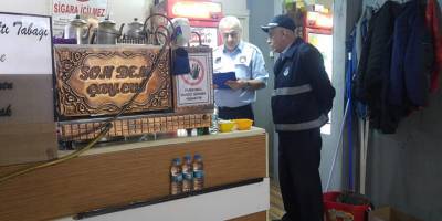 İLKADIM’DA KAHVEHANELER VE ÇAY OCAKLARI DENETLENDİ