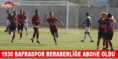 BAFRASPOR GALİBİYET ADINA ÇOK SAVAŞTI