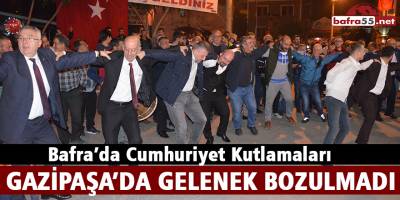 Gazipaşa’da Gelenek Bozulmadı