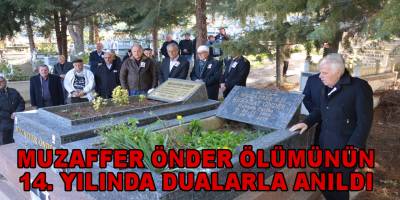 Muzaffer Önder kabri başında anıldı
