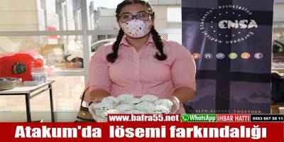 Atakum'da  lösemi farkındalığı