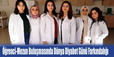Öğrenci-Mezun Buluşmasında Dünya Diyabet Günü Farkındalığı