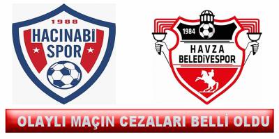 Olaylı Maçın cezaları belli oldu