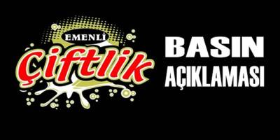Emenli Çiftlik’ten Basın Açıklaması