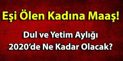 Kocası Ölen Kadına Maaş! Dul ve Yetim Aylığı Nasıl Alınır