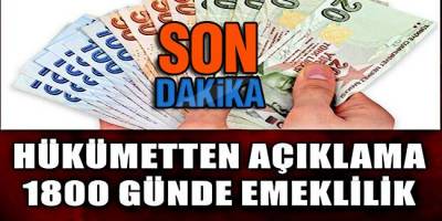 Erken Emeklilik Müjdesi? 1800 Gün Prim İle Emekli Olmak Mümkün