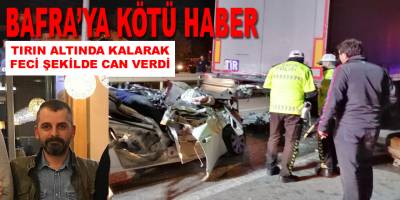Bafralı Genç Feci Şekilde Can Verdi