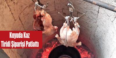 Kuyuda Kaz Tiridi Şiparişi Patlattı