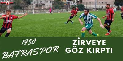 1930 Bafraspor  Zirveye Göz Kırptı