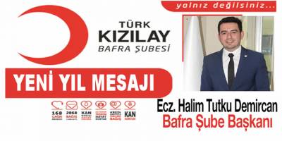 Türk Kızılay Bafra Şube Başkan Ecz. Halim Tutku Demircan