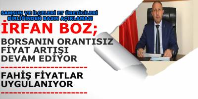 Bafra Ticaret Borsası Bölgeye ve Pazara Büyük Ölçüde Zarar Veriyor