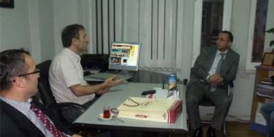 ÜLKÜ OCAKLARI’NDAN BARIŞ FM VE BAFRA 55 NET’E ZİYARET